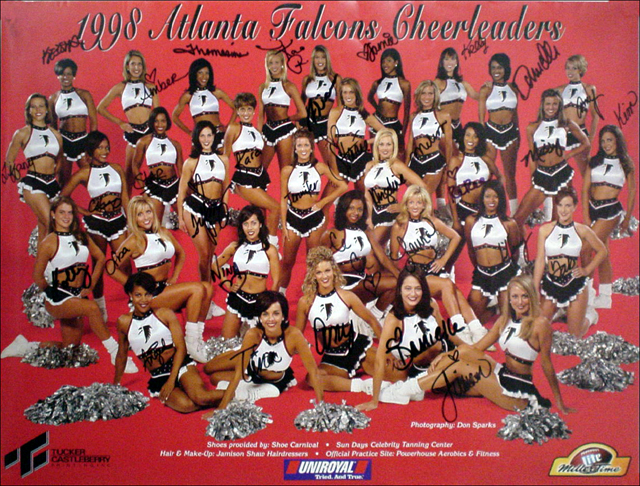 1998 Atlanta Falcons Cheerleaders Team Poster